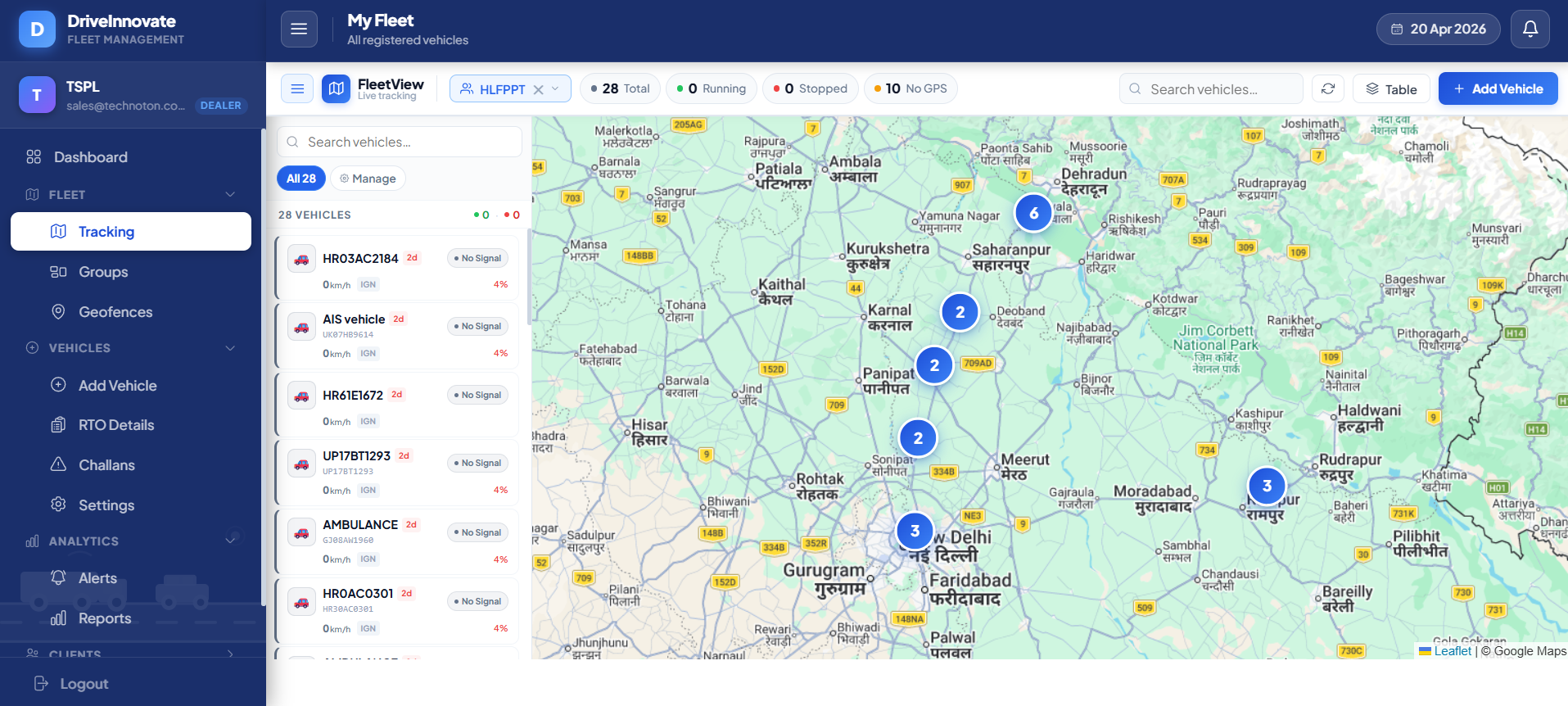 DriveInnovate — Smart Fleet Management